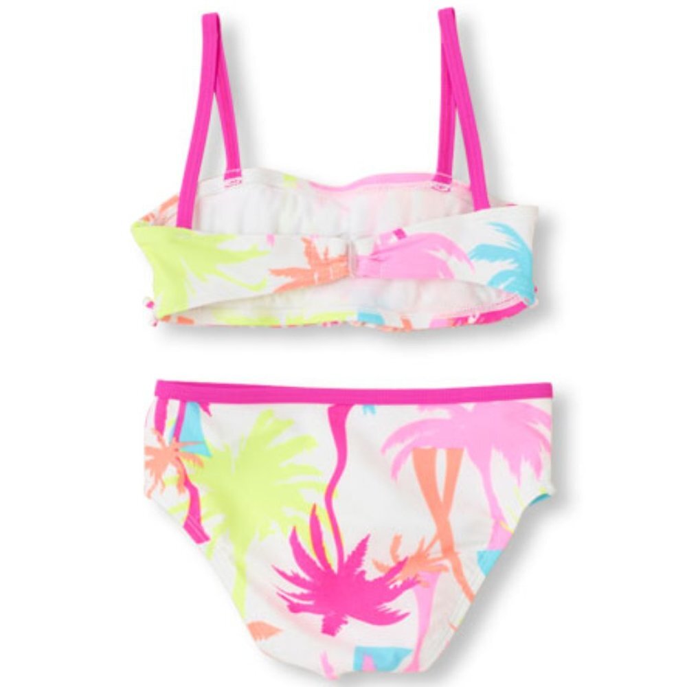 The Children's Place Girl Swim Set Palm Bikini Top Toddler UPF 50+Lined … - Picture 2 of 8